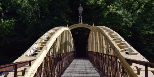 Fußgängerbrücke in Matlock