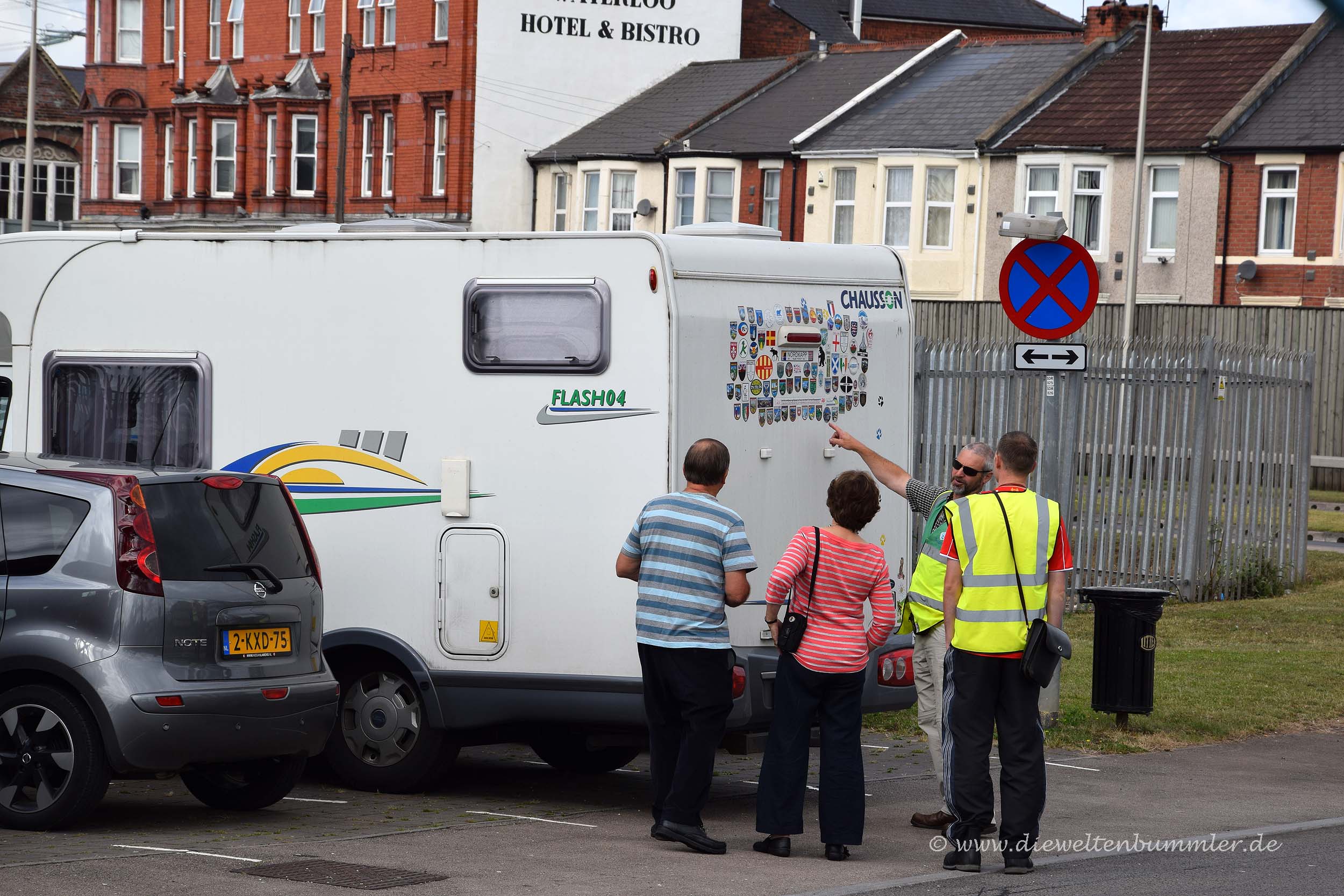 Interessierte in Wales
