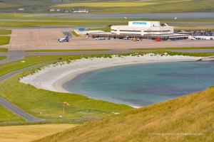 Flughafen am Strand