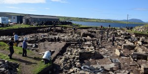 Ausgrabungsstätte auf den Orkney-Inseln