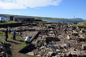 Ausgrabungsstätte auf den Orkney-Inseln