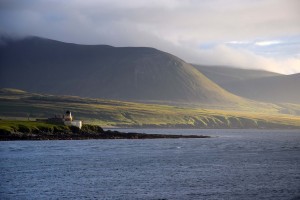 Orkney-Inseln im Dunst