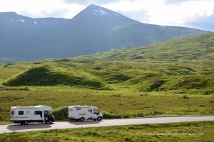 Wohnmobil in Rannoch Moor