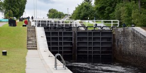 Die Schleusen heißen Neptuns Treppen