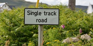 Ein Klassiker sind die Single Track Roads