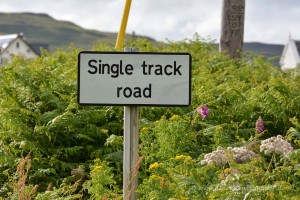 Ein Klassiker sind die Single Track Roads