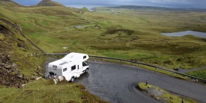 Wohnmobil am Quiraing