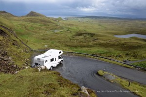 Wohnmobil am Quiraing