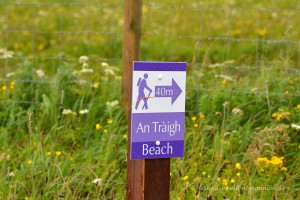 Wanderweg auf den Uist Inseln