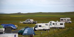 Campingplatz auf North Uist