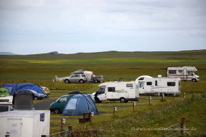 Campingplatz auf North Uist