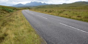 Straße in Schottland