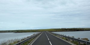 Churchill Barriere zwischen den Orkney Inseln