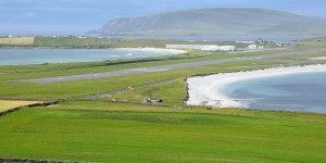 Flughafen der Shetland Inseln
