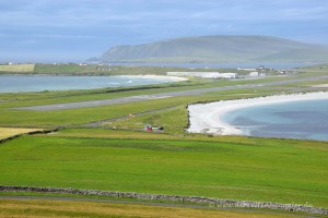 Flughafen der Shetland Inseln