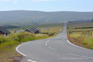 Straße auf Unst