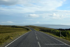 Straße auf den Shetland Inseln