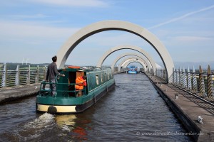 Falkirk Wheel ist ein Schiffshebewerk