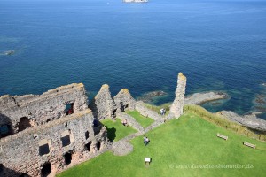 Ausblick vom Tantallon Castle