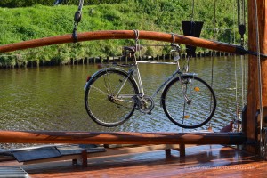 Fahrrad auf einem Schiff