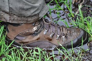 Und wieder festes Schuhwerk notwendig