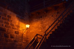 Aufgang in Rothenburg