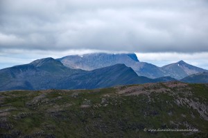 Ben Nevis in Wolken