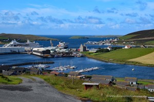 Blick auf Scalloway