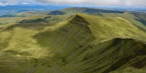 Wanderung im Brecon Beacons-Nationalpark in Wales