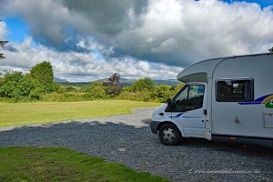 Camping mit Aussicht in Wales