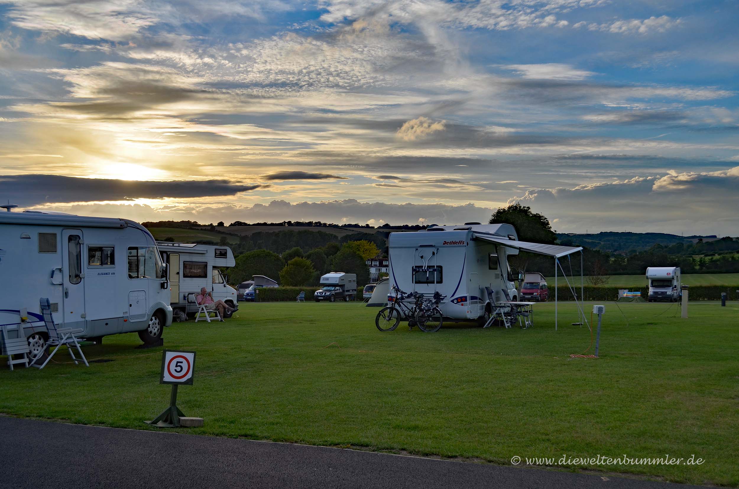 Campingplatz in England