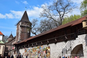 Stadtmauer in Krakau