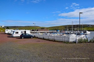 Wohnmobilstellplatz auf den Shetlands