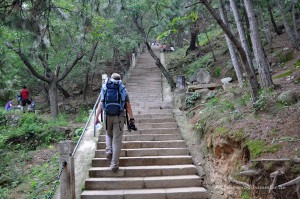 Aufstieg nach Mutianyu