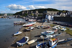 Hafen von Conwy mit Burg