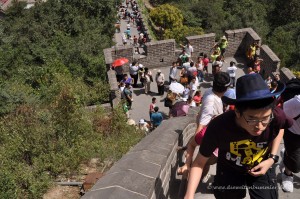 Touristen in Badaling