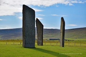 Über fünf Meter hoch sind die Stones of Stennes