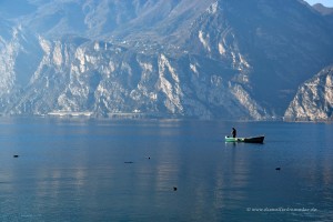 Fischer auf dem Gardasee