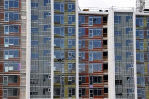 Wohnviertel am Hafen