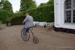 Hochradfahren ist nicht leicht
