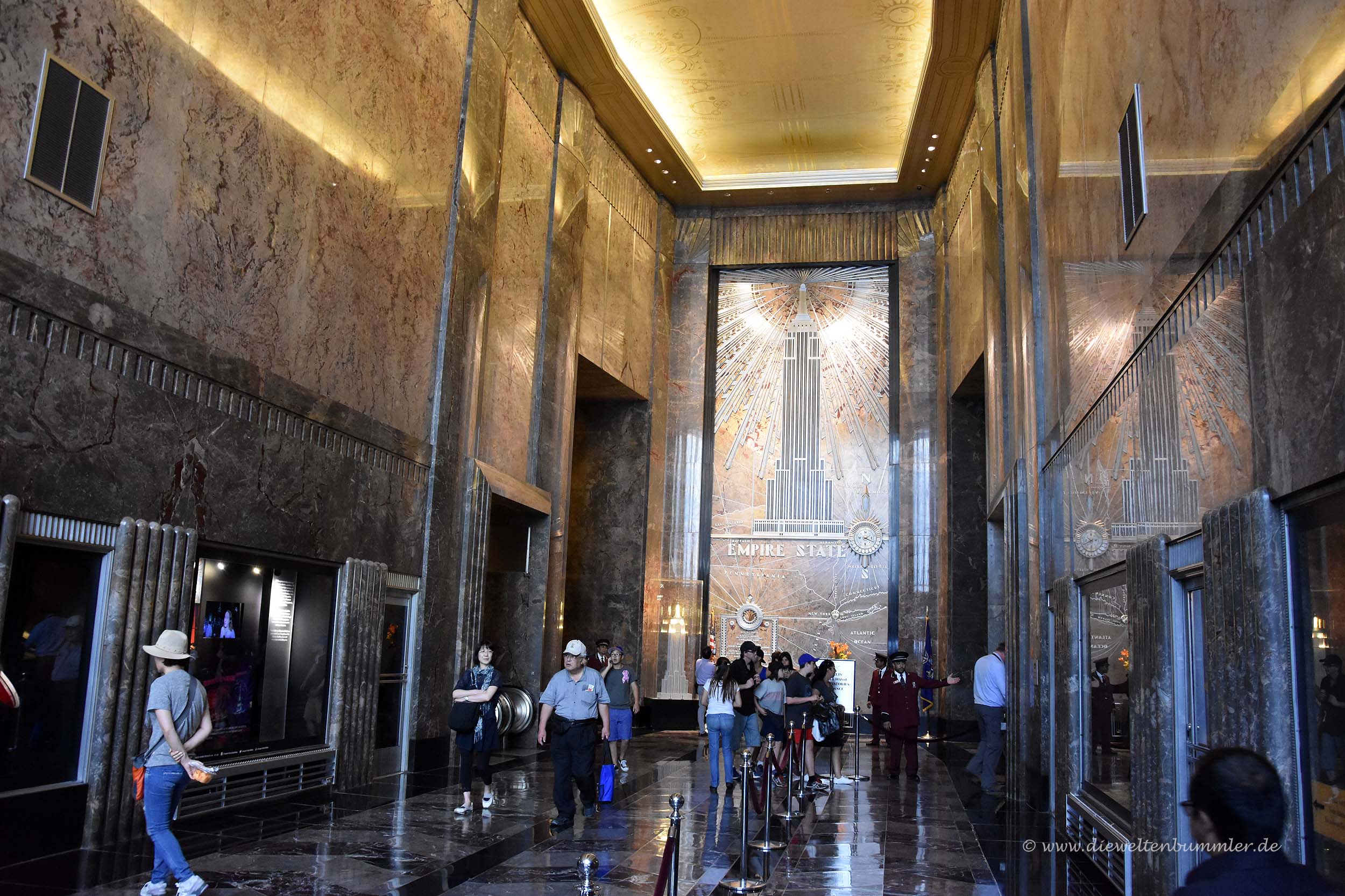 Lobby Vom Empire State Building Die Weltenbummler