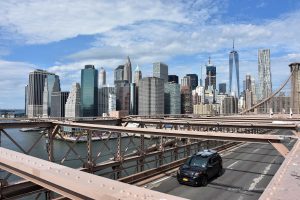 Blick von der Brooklyn Bridge