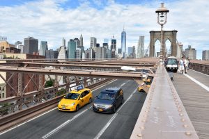 Blick von der Brooklyn Bridge