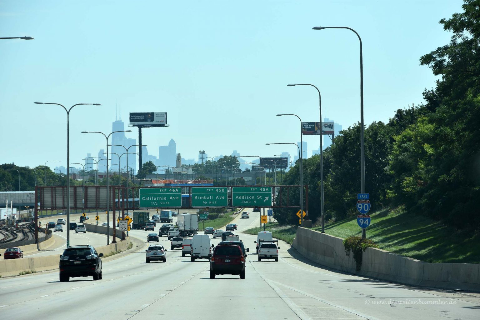 Interstate nach Chicago