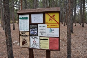 Warnung vor den Bären