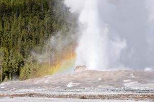 Regenbogen am Geysir