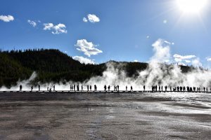 Touristen im Nationalpark