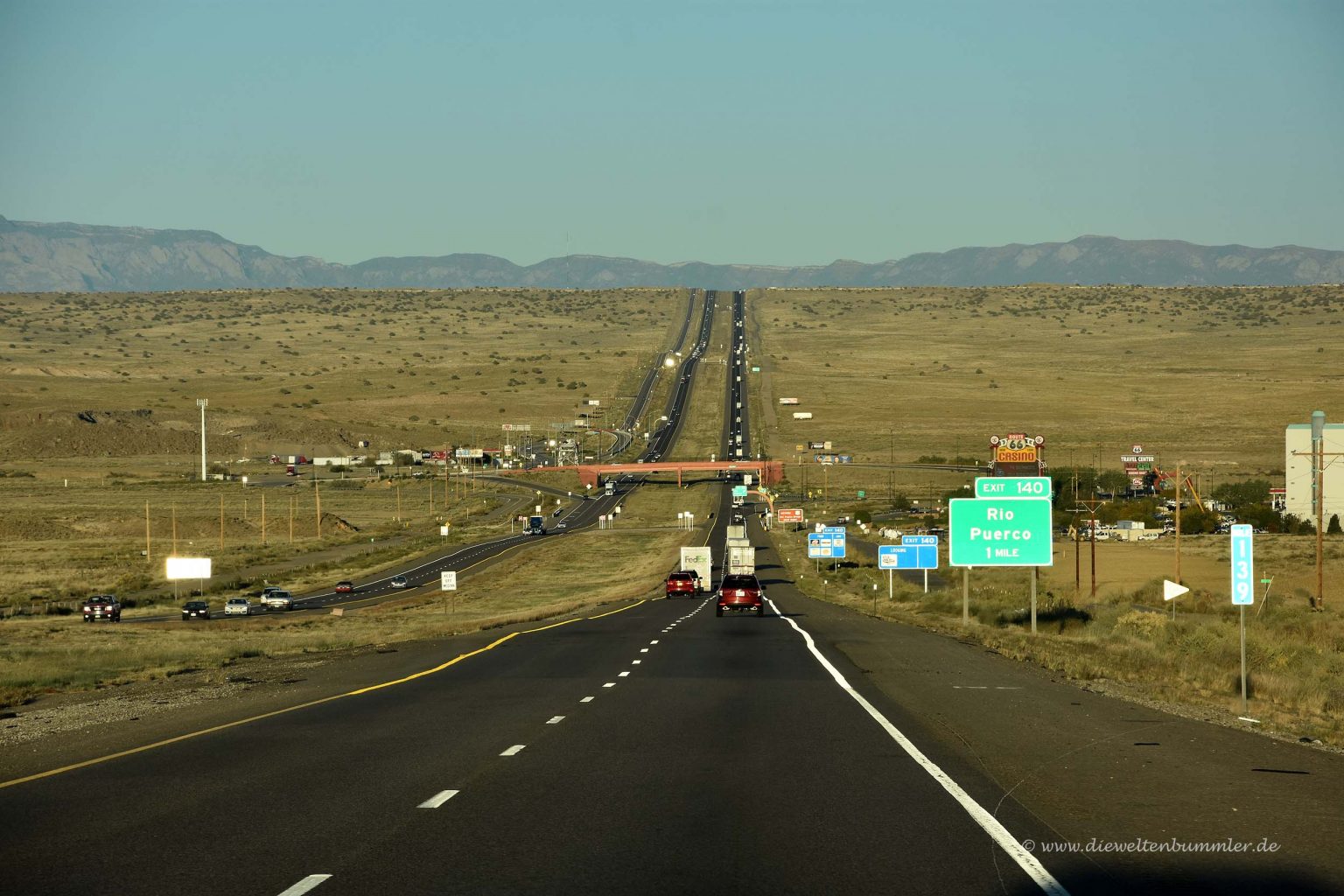 Straße nach Albuquerque