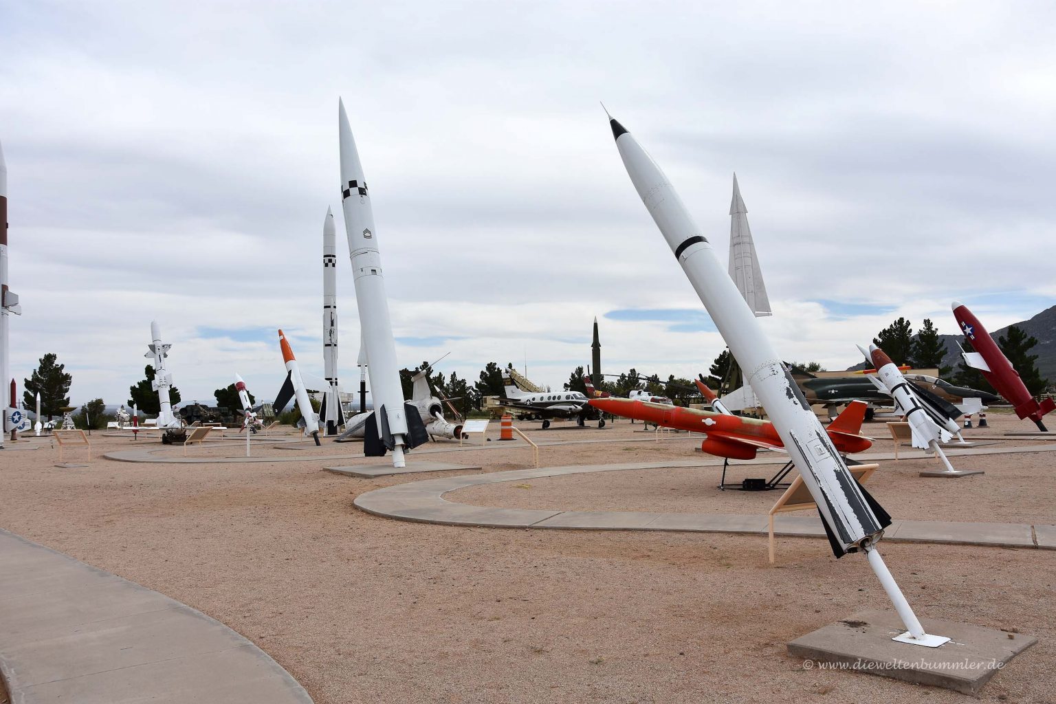 Raketenmuseum auf der Militärbasis