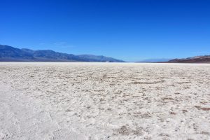 Salzige Landschaft im Badwater Basin